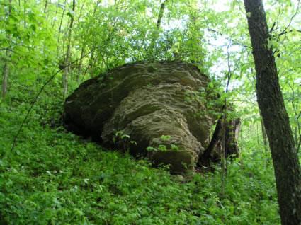 Rock formation in the UIRW